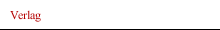 Verlag