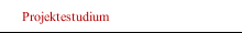 Projektestudium