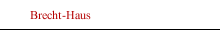 Brecht-Haus