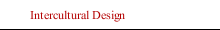 Intercultural Design